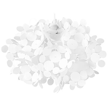 Pendant Lamp Light White Irregular Decorative Shade Beliani