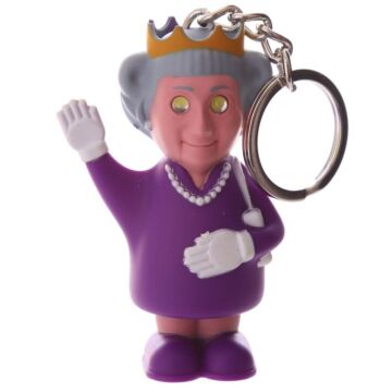 Rule Britannia Light And Sound Queen Keyring