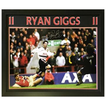 Manchester United Fc Giggs Signed Framed Print