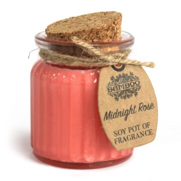 Midnight Rose Soy Pot Of Fragrance Candles (pack Of 2)