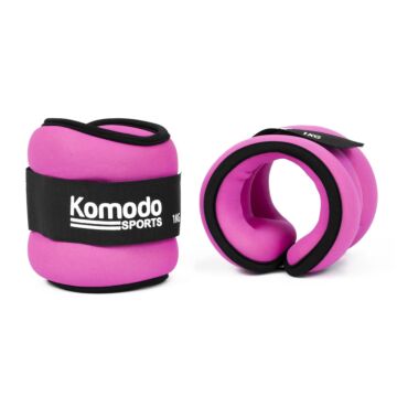 Pink Neoprene Ankle Weights - 3kg