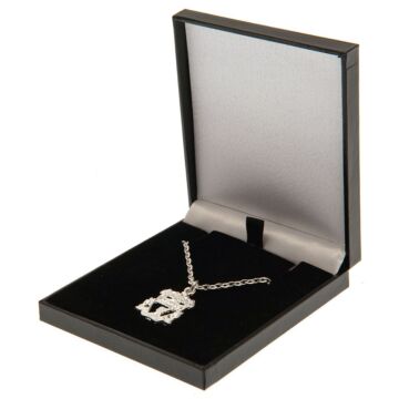 Liverpool Fc Silver Plated Boxed Pendant Cr