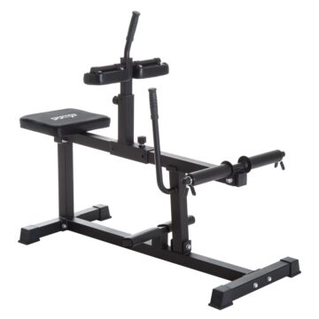 Sportnow Seated Leg Extension Machine, Adjustable Leg Raise Machine And Curl Machine With Plate Loaded For Hip, Lower Body And Home Gym Workout