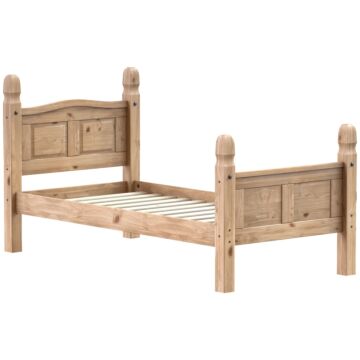 Vida Designs Corona Single Bed, High Foot End