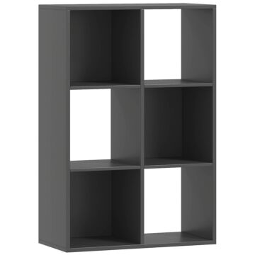 Homcom 6-cube Bookshelf - Black