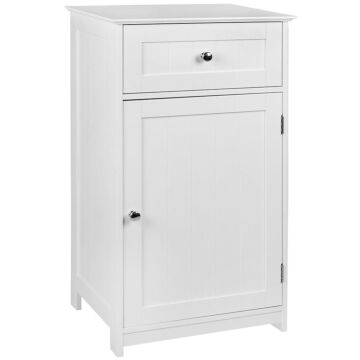 Bath Vida Priano 1 Door 1 Drawer Freestanding Cabinet, White