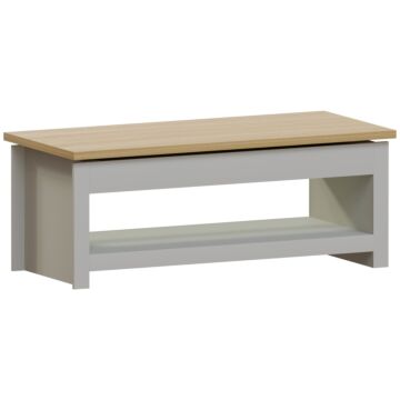 Arlington Sliding Top Coffee Table, Grey