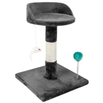 Chair Style Cat Tree - Grey