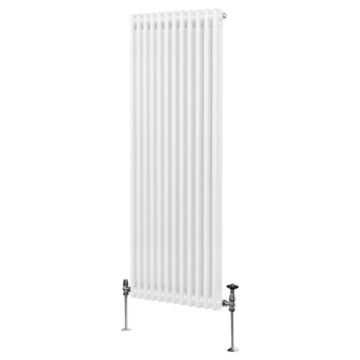 Traditional 2 Column Radiator - 1800 X 562mm - White