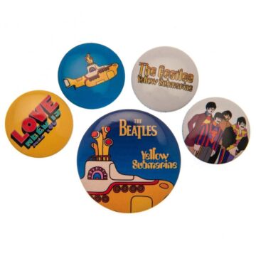 The Beatles Yellow Submarine Button Badge Set