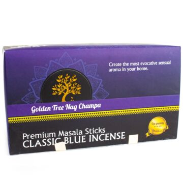 Golden Tree Nag Champa Incense - Classic Blue