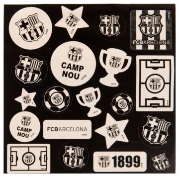 Fc Barcelona Glow In The Dark Stickers