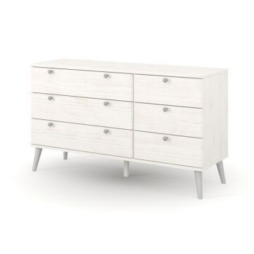 Augusta Curve 3+3 Drawer Wide Chest