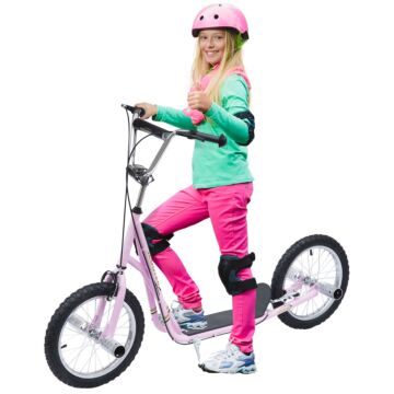 Homcom Youth Scooter Adult Teen Push Scooter Kids Children Stunt Scooter Bike Bicycle Ride On 16