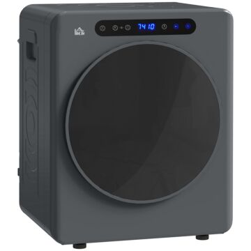 Homcom 4kg Compact 40-60℃ Tumble Dryer - Grey