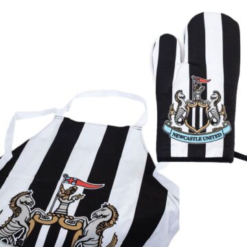 Newcastle United Fc Apron & Oven Glove Set