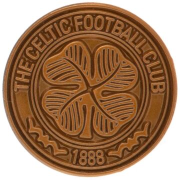 Celtic Fc Antique Gold Crest Badge