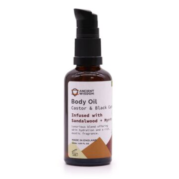 Organic Body Oil 50ml - Sandalwood & Myrrh