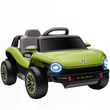 Aiyaplay Volkswagen Licensed Kids Electric Car With Remote Control For Ages 3-6 Years, Green