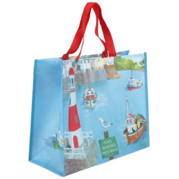 Fun Seaside Design Durable Reusable Shopping Bag