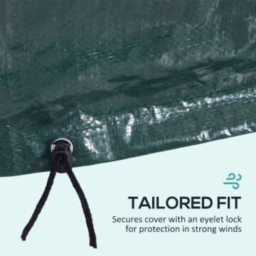Outsunny Large Patio Set Cover Outdoor Garden Furniture Protection Cover Protector Waterproof Anti-uv Green 235 X 190 X 90 Cm