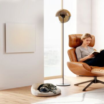 Homcom Wifi Smart Electric Heater, Far Infrared, Wall Mounted - 170w