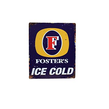 Large Metal Sign 60 X 49.5cm Foster's Ice Cold