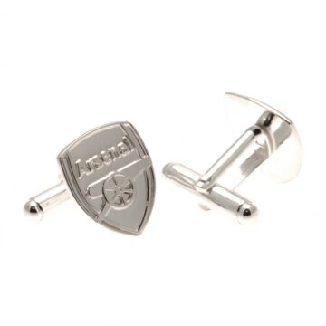 Arsenal Fc Sterling Silver Crest Cufflinks