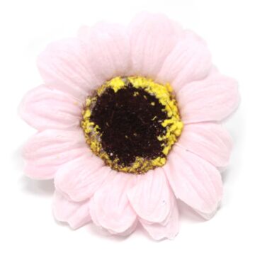 Craft Soap Flowers - Sml Sunflower - Pink - Pack Of 10