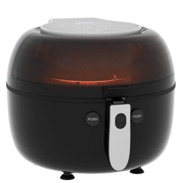 Homcom 7l Digital Air Fryer Oven With Air Fry, Roast, Broil, Bake, Dehydrate, 7 Presets, Rapid Air Circulation, 60-minute Timer And Non-stick Basket