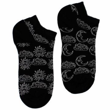 S/m Hop Hare Bamboo Socks Low (3.5-6.5) - Day And Night