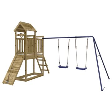 Vidaxl Outdoor Playset Impregnated Wood Pine