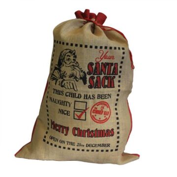 Santa Sack - This Child Has Been Nice