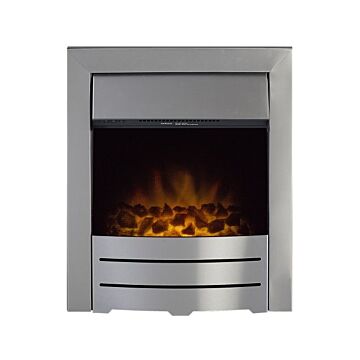 Adam Colorado Electric Fire In Brushed Steel