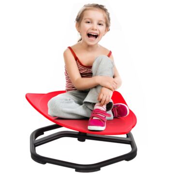 Aiyaplay Spinning Chair, Sit And Spin, Coordination & Balance, Sensory Spinning Chair For Toddlers 3-6 Years, Red