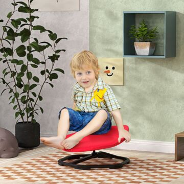 Aiyaplay Spinning Chair, Sit And Spin, Coordination & Balance, Sensory Spinning Chair For Toddlers 3-6 Years, Red