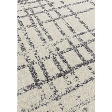 Nova 160x230cm Grid Grey Rug Nv31