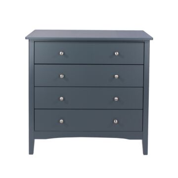 Como Blue 4 Drawer Chest