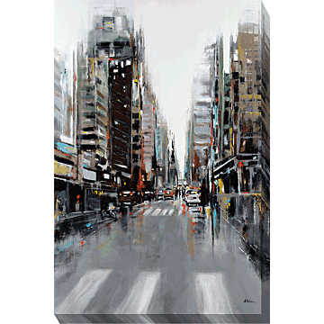 New York Vibe Ii By Aziz Kadmiri - Canvas Print