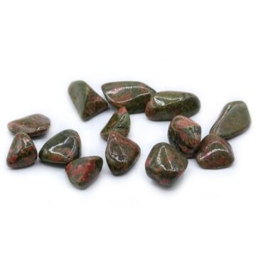 L Tumble Stones - Unakite