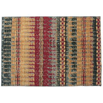 Area Rug Multicolour 160 X 230 Cm Flat Weave Beliani