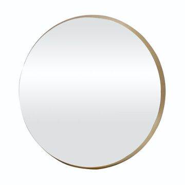 50x50cm Gold Bevelled Mirror