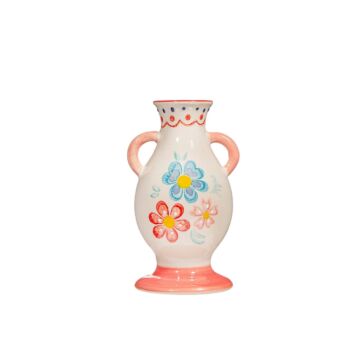 Folk Floral Small Vase