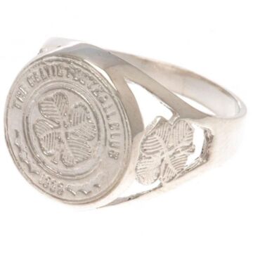 Celtic Fc Sterling Silver Ring Small