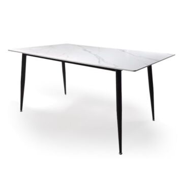 Monaco 1.6m White Dining Table