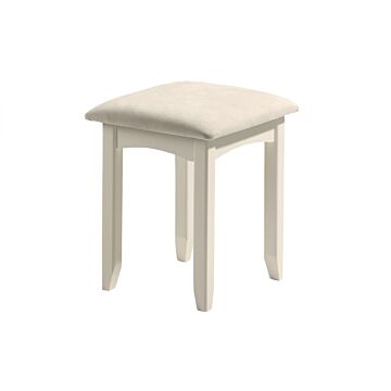 Cameo Dressing Table Stool - Stone White