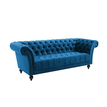 Chester 3 Seater Sofa Blue