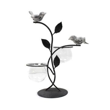 Hydroponic Home Decor - Two Pots And Birds