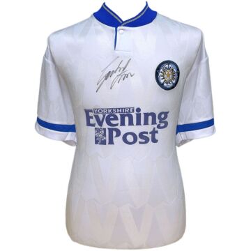 Leeds United Fc 1992 Strachan Signed Shirt