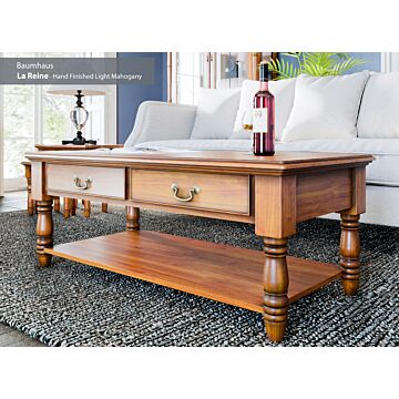 La Reine Coffee Table With Drawers